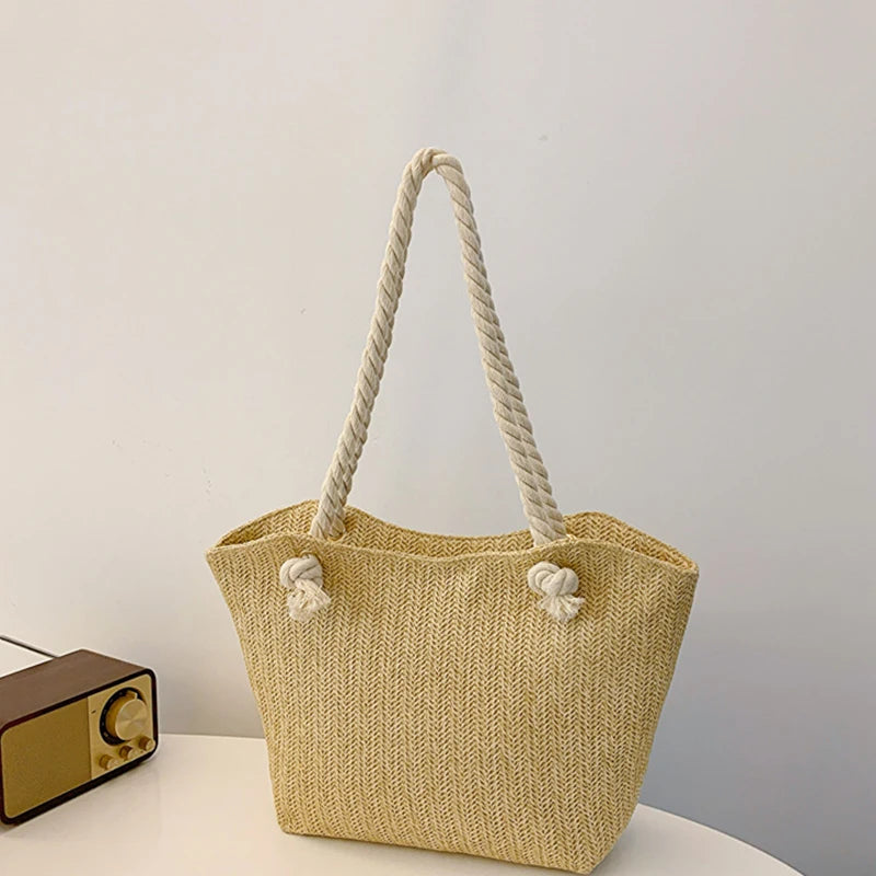 Bolsa de ombro estilo praiano