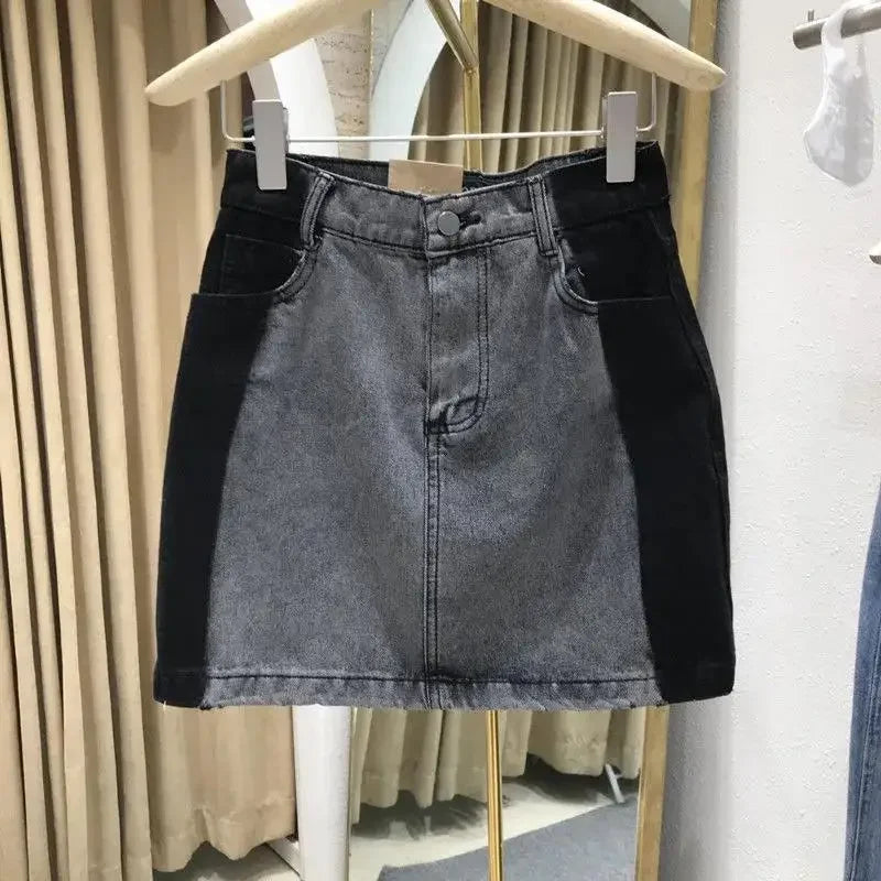 Mini saia jeans